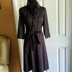 DKNY Classic Black Shirt Dress
